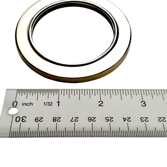 Metal Tiffany & Co Estate Fashion Tulip Hand Mirror Sterling Silver 74.78 Grams For Sale - Image 7 of 9