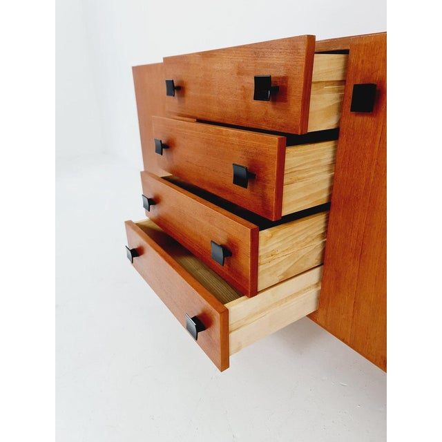 Danish Long Teak Sideboard by Ib Kofod Larsen, 1960s For Sale - Image 4 of 11