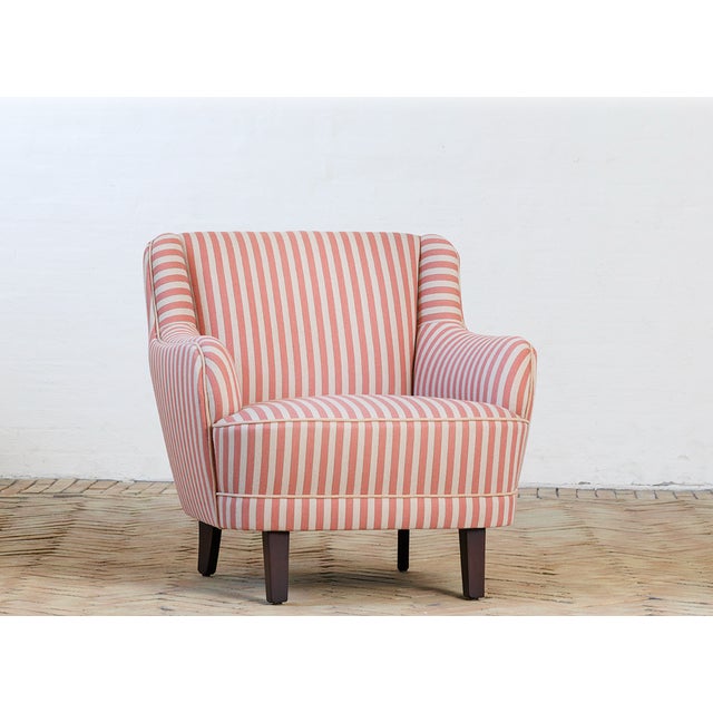 No. 919 Chair in Swedish Wool, 1950s For Sale - Image 4 of 4