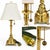 This is a traditional brass table lamp with a Neoclassical / Hollywood Regency style influence. Overall, the lamp fits...
