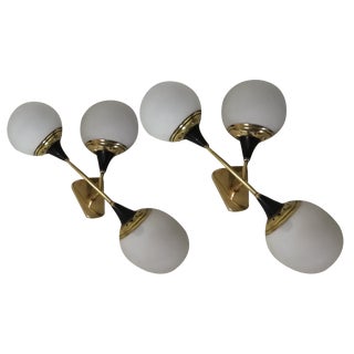 Wall Lamps from Stilnovo, Italy, 1960s, Set of 2 For Sale
