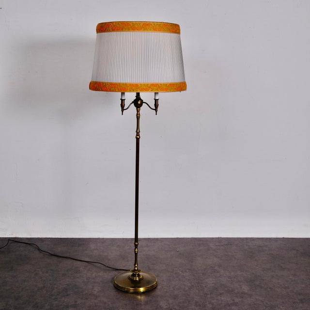 1950s Floor Lamp with Four Lights and Three Arms and Double Switch, 1950s For Sale - Image 5 of 18