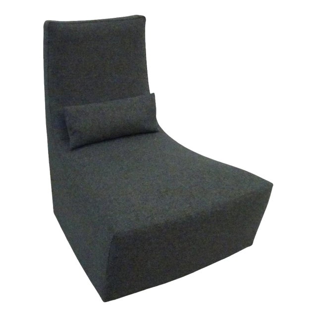 Neo Chairs in Charcoal Wool from Ligne Roset, Set of 2 For Sale