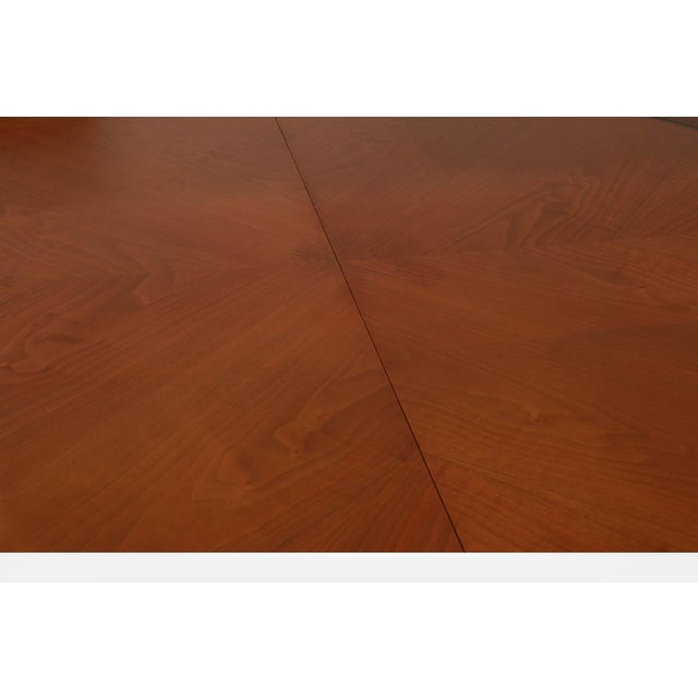 Mid-Century Modern Mid-Century Modern Michael Taylor for Baker Furniture Walnut Extension Dining Table For Sale - Image 3 of 17