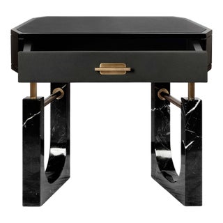 Lincoln Bedside Table by Porus Studio For Sale