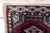 Textile 1960s, Handmade Vintage Uzbek Bukhara Mat Rug 1' X 1' For Sale - Image 7 of 8