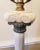 Antique White Italian Vintage Carrara Marble Table Lamp For Sale - Image 8 of 11