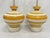 A Pair of Vintage 1960s Striped Ceramic Table Lamps by Remains Lighting For Sale - Image 9 of 18