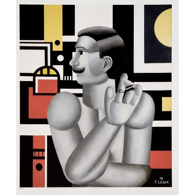 Fernand Léger (after) The Mechanic Screen printing on Arches paper Numbered 2/50 Limited edition (50 copies) Luxury...