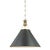 Hudson Valley Lighting Mark D. Sikes Metal No.2 1-Light Large Pendant, Aged/Antique Distressed Bronze For Sale