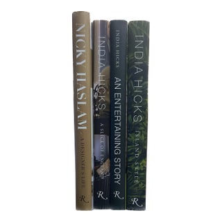 Rizzoli Designer Coffee Table Books India Hicks and Nicky Haslam - Set of 4 For Sale