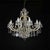 Metal Antique Italian Maria Theresa Style Crystal Chandelier, 1950s For Sale - Image 7 of 15