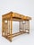 Mid-Century Modern Italian Bamboo, Cane and Rattan Console Desk, 1970s For Sale - Image 12 of 18