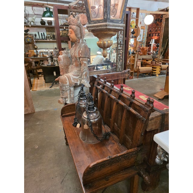 Metal Large Ornate Iron Mirror For Sale - Image 7 of 10