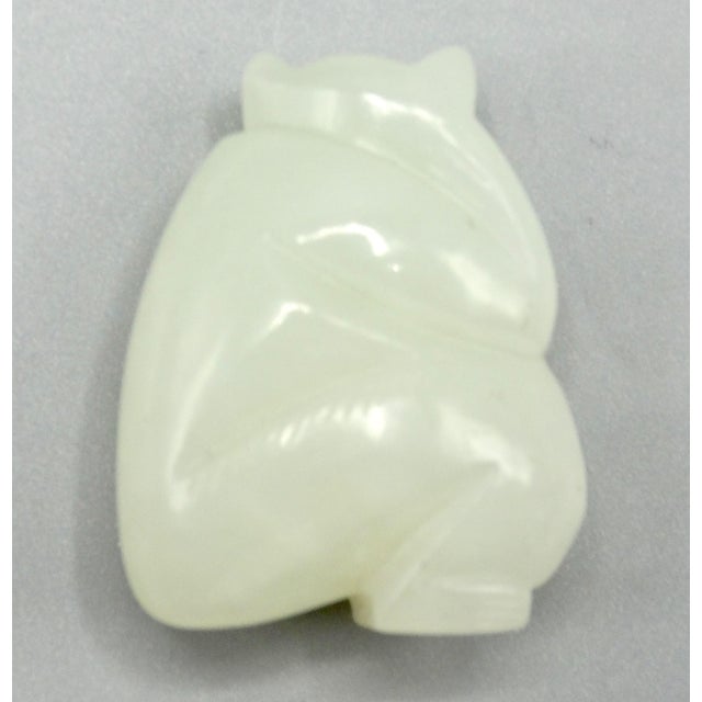 Early 20th Century Chinese Jade Carvings Set of 2 For Sale - Image 5 of 5