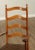 Antique Shaker Style Maple Ladder Back Rocker For Sale - Image 12 of 13