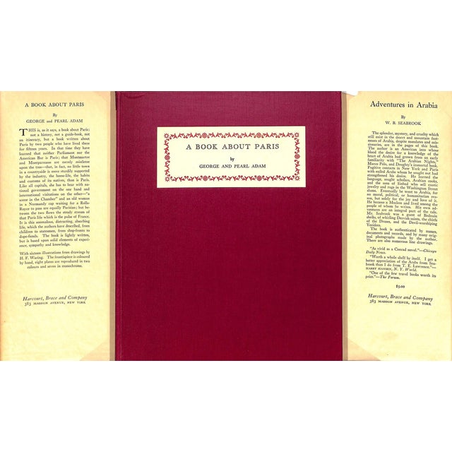 ADAM, George & Pearl [192] pp. Harcourt, Brace and Company 1920 10 1/4" x 7 3/4" w/ pictures by H. Franks Waring