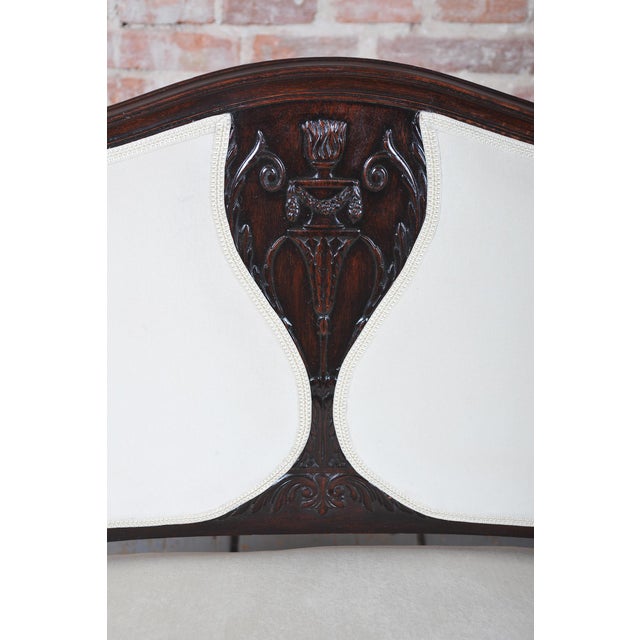 Art Deco Seating Set in Beech and Walnut, Czech, 1920s, Set of 3 For Sale - Image 6 of 14