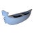 1950s Blue Gondola Ceramic Planter For Sale
