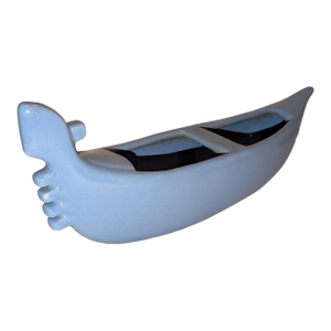 1950s Blue Gondola Ceramic Planter