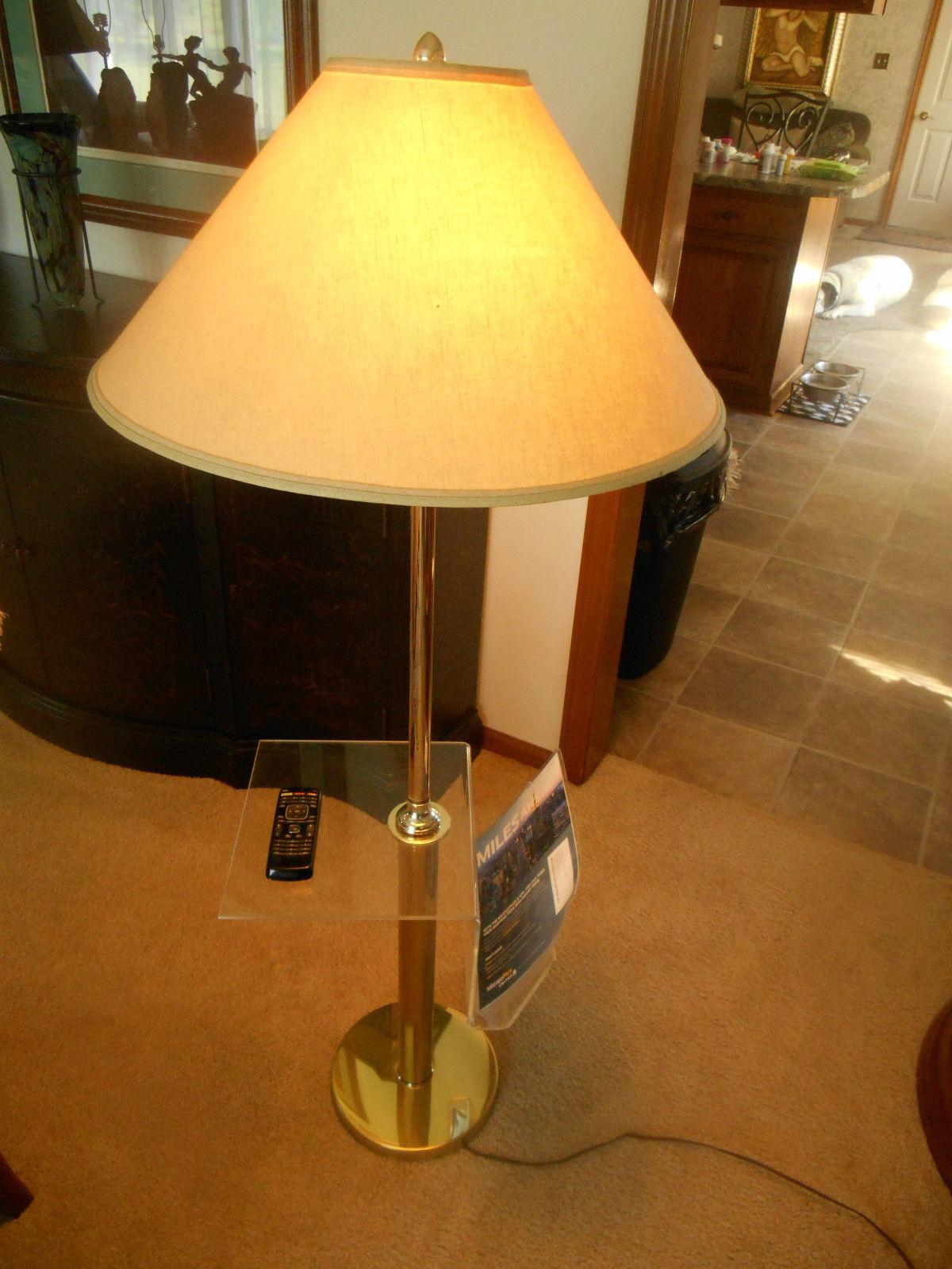 acrylic floor lamp lucite modern light