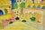 Blue Vintage Yair Emanuel Judaica Hand Painted Wood Challah Board Made in Israel For Sale - Image 8 of 14