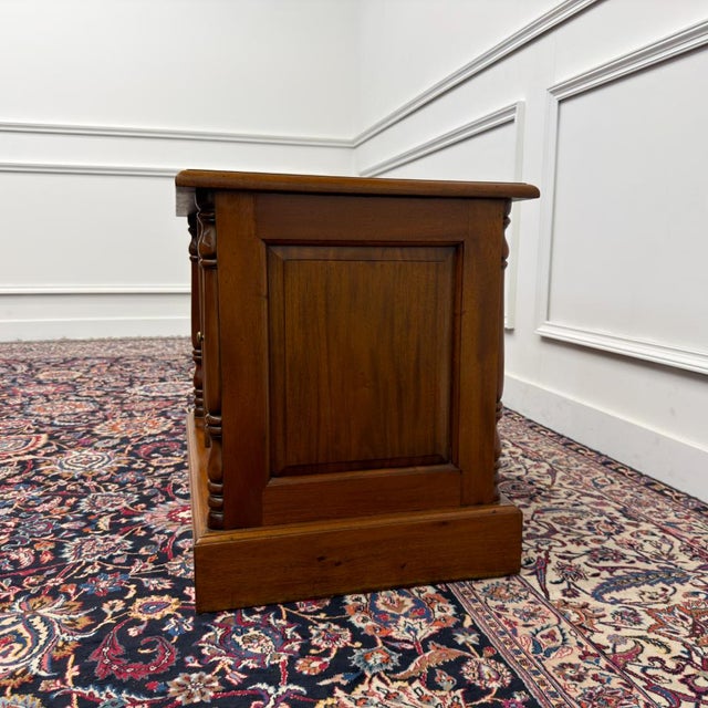 Classic English Office Cabinet Printer Table For Sale - Image 6 of 10