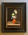 Contemporary Flowers in an Orange Vase by Satori Gregorakis For Sale - Image 3 of 3