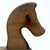 Brown Relocation Super Sale! Vintage Folk Art Style Wooden Rocking Horse For Sale - Image 8 of 11