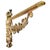 Metal Mid-Century Baroque Hollywood Regency Italian Brass Shelf Brackets from VCR, 1960s, Set of 2 For Sale - Image 7 of 10