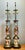 Hollywood Regency Vintage Italian Eglomise Rose Lamps - A Pair For Sale - Image 3 of 12