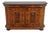 Antique Italian 18th Century Burl Wood 2 Door 2 Drawer Credenza Cabinet For Sale