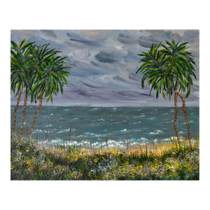 "Before the Storm" Seascape Original Acrylic Painting by Deb Bossert