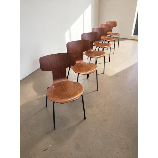 Vintage Model 3103 Dining Chairs by Arne Jacobsen for Fritz Hansen, 1960s, Set of 6 For Sale - Image 18 of 18