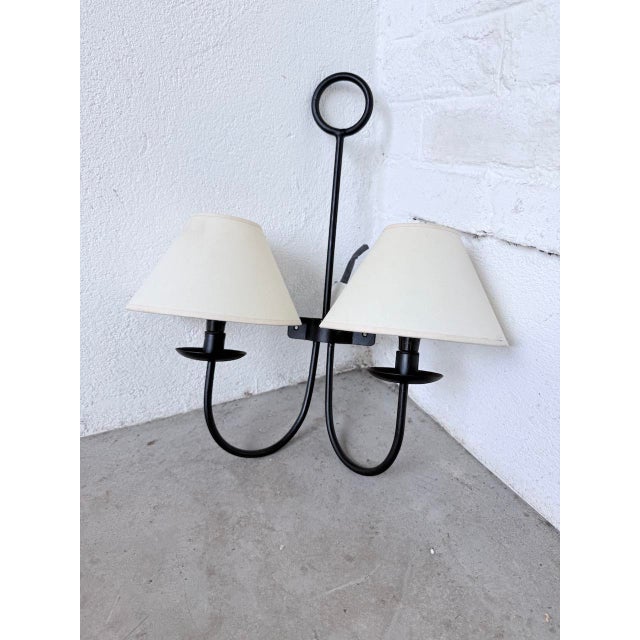 Double Wall Light in the style of Royère, 1960s For Sale - Image 9 of 18