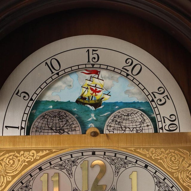 Wood Walt Painted Wood Pendulum Clock, Germany, 1900s For Sale - Image 7 of 14
