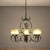 19th Century French Style Hand-Forged Wrought Iron 5-Light Chandelier For Sale - Image 4 of 16