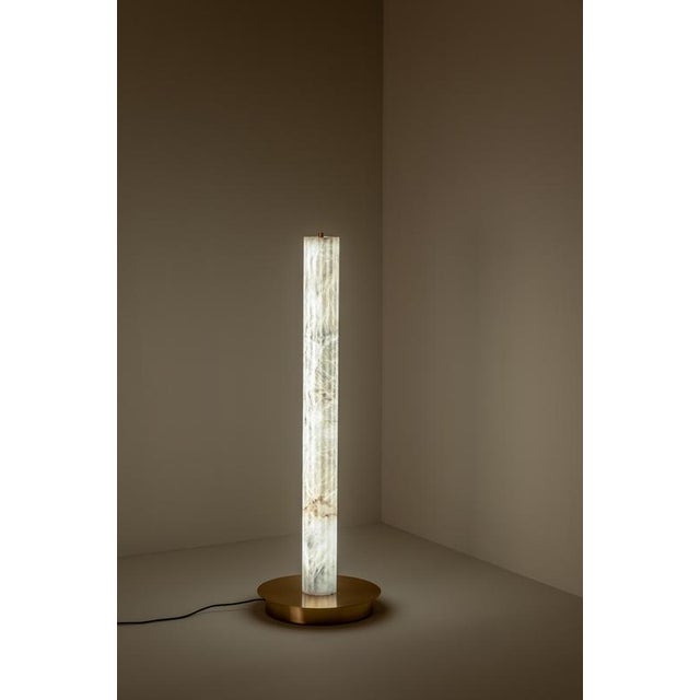 Not Yet Made - Made To Order Roller Floor Lamp by United Alabaster For Sale - Image 5 of 11