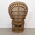 Boho Chic Vintage Peacock Chair in Woven Rattan and Wicker, 1970s For Sale - Image 3 of 7