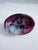 Glass Vintage Amethyst Slag Glass Owl on Nest Dish For Sale - Image 7 of 9