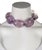 Contemporary 2000s Oscar De La Renta Necklace Choker Amethyst Large Smooth Tumble Beads Signed For Sale - Image 3 of 12