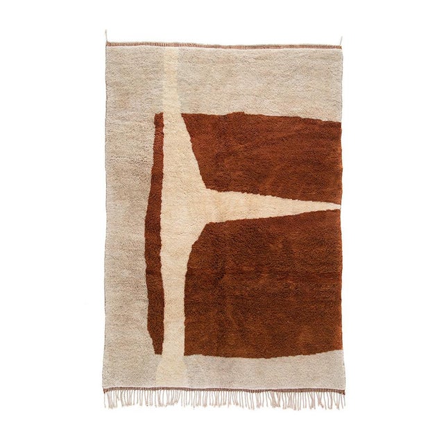 Hand-Knotted Wool Rug by Azele Studio For Sale - Image 11 of 11