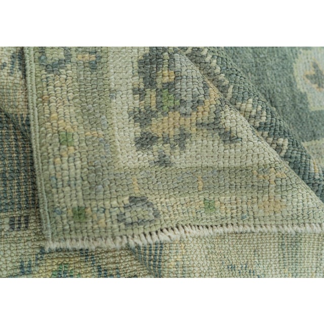 Textile Turkish Oushak Rug 2'10" x 8'4" #19132 For Sale - Image 7 of 8