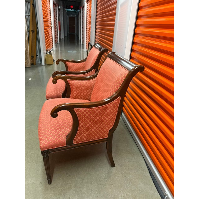 Traditional Pair of Regency Style Armchairs by Southwood For Sale - Image 3 of 6