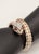 2010s Alexis Ny 18k and Sterling Diamond Ruby Enamel Snake Wrap Bracelet Watch For Sale - Image 5 of 11
