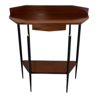 Italian Demi Lune Console Table, 1950s For Sale