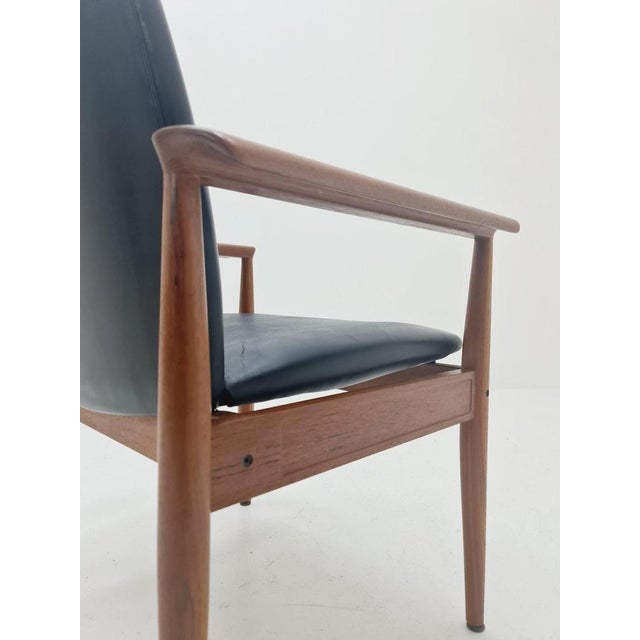 Danish Teak Armchair by Finn Juhl for France & Son, 1960s For Sale - Image 9 of 12