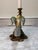 Late 20th Century Vintage French-Style Porcelain Parrot Candlestick With Ornate Brass Base For Sale - Image 5 of 7