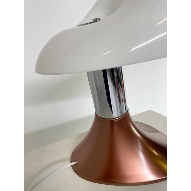 Guzzini Mid-Century Cobra Table Lamp attributed to Guzzini, Italy, 1960s For Sale - Image 4 of 9