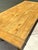 Vintage Wood Lyre Farmhouse Style Table For Sale - Image 9 of 18